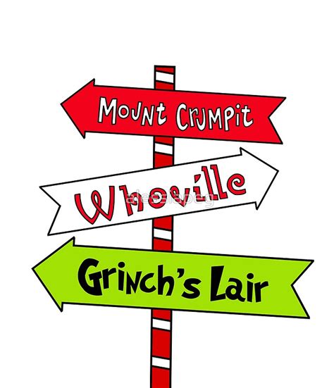 Whoville Sign Template
